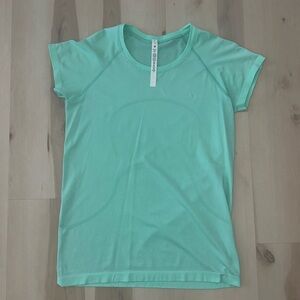Lululemon Athletica Light Green Swiftly Top